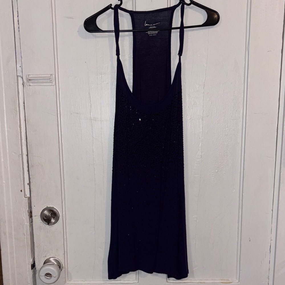 Lane Bryant Navy Tank Top